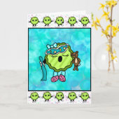 Carte Pickle de l'heure du coucher | Pickle drôle (Fleur jaune)