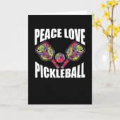 Carte Pickleball (Fleur jaune)