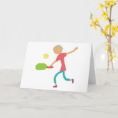 Carte Pickleball (Fleur jaune)