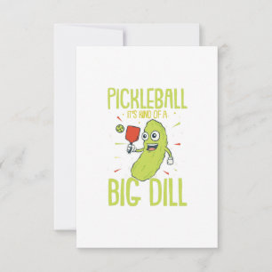Carte Pickleball C'est un peu un cadeau pour un jeu de r