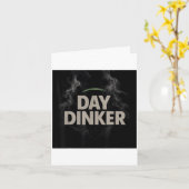 Carte Pickleball day dinker  (Fleur jaune)