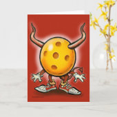 Carte Pickleball Demon (Fleur jaune)