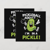 Carte Pickleball-drole (Devant / Derrière)