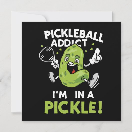 Carte Pickleball-drole (Devant)
