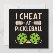 Carte Pickleball Drôle (Dos)