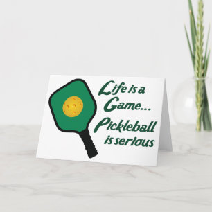 Carte Pickleball est sérieux