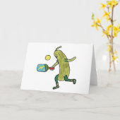 Carte Pickleball Pickle (Fleur jaune)