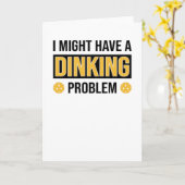 Carte Pickleball Players Pickleball Love Dinking Hobby (Fleur jaune)