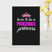Carte Pickleball princess, poison pour pickleball lovers (Fleur jaune)