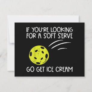 Carte Pickleball Soft Sert Obtenir Crème Glace Pickle Ba