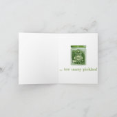 Carte Picky Gherkins Jar Pop Art (Intérieur)