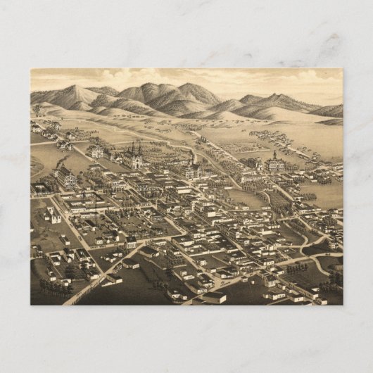Carte Picturale Ancienne de Santa Fe (1882) (Devant)