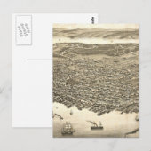 Carte picturale vintage de Halifax (1879) (Devant / Derrière)