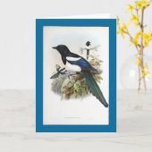 Carte Pie de Gould - de Bootan (Fleur jaune)