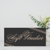 Carte Pièce cadeau Glam Black Gold 50 Photographie (Debout devant)