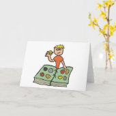 Carte Pièce Collecte Numismatiste (Fleur jaune)