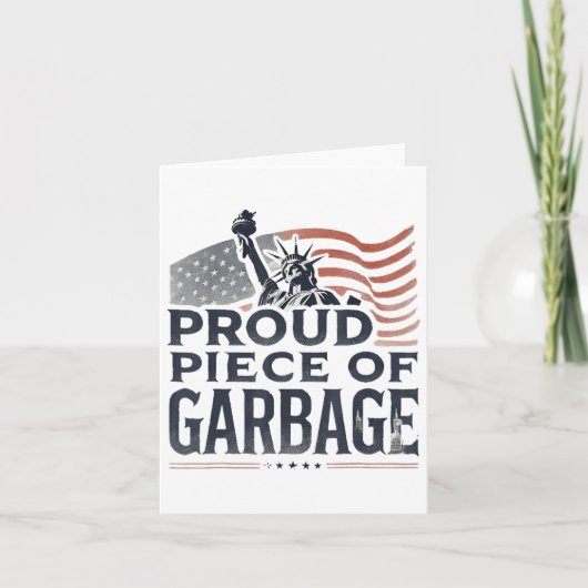 Carte Pièce Fière De L'Argent Garbyge Pour Trump (Devant)