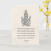 Carte Pied-d'alouette de juillet (Fleur jaune)