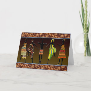 Carte Pied Tribal Africain