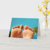 Carte Pieds (Fleur jaune)