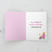 Carte Pieds bébé avec la patte (Intérieur)