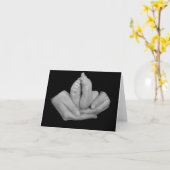 Carte Pieds minuscules (Fleur jaune)