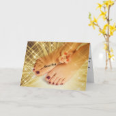 Carte Pieds Savoureux (Fleur jaune)