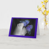 Carte pieds soignés (Fleur jaune)