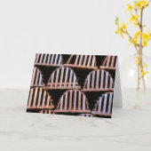 Carte Pièges à homards en bois Horizontal (Fleur jaune)