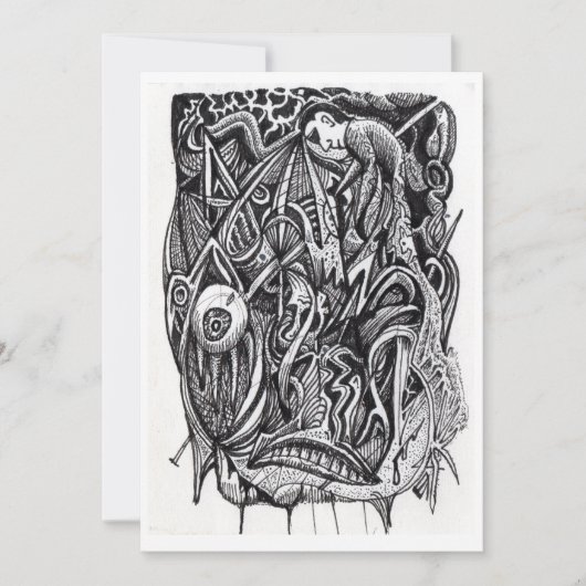 Carte Pierced, par Brian Benson Flat Card (Devant)