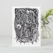 Carte Pierced, par Brian Benson Flat Card (Debout devant)