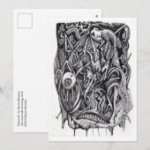 Carte Pierced, par Brian Benson Flat Card (Devant / Derrière)