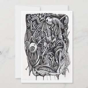 Carte Pierced, par Brian Benson Flat Card