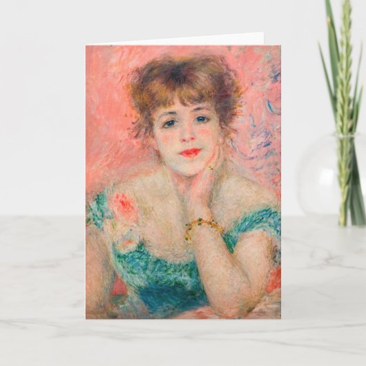 Carte Pierre-Auguste Renoir - Actrice Jeanne Samary (Devant)