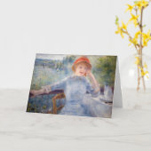 Carte Pierre Auguste Renoir - Alphonsine Fournaise (Fleur jaune)