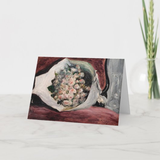 Carte Pierre-Auguste Renoir - Bouquet dans une boîte (Devant)