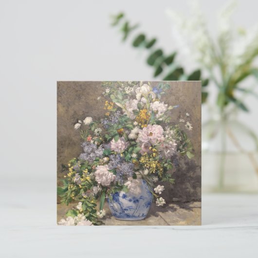 Carte Pierre-Auguste Renoir Bouquet de printemps (Debout devant)