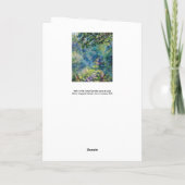 Carte Pierre-Auguste Renoir - Chemin dans la Forêt (Dos)