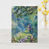 Carte Pierre-Auguste Renoir - Chemin dans la Forêt (Fleur jaune)