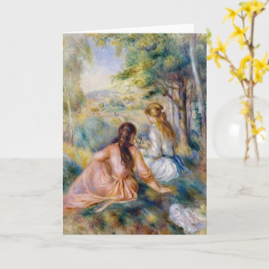 Carte Pierre-Auguste Renoir - Dans le pré (Fleur jaune)