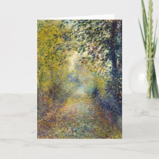 Carte Pierre-Auguste Renoir - Dans les bois (Devant)