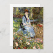 Carte Pierre-Auguste Renoir - Dans les Roses (Devant / Derrière)