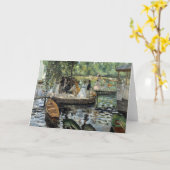 Carte Pierre-Auguste Renoir - La Grenouillère (Fleur jaune)