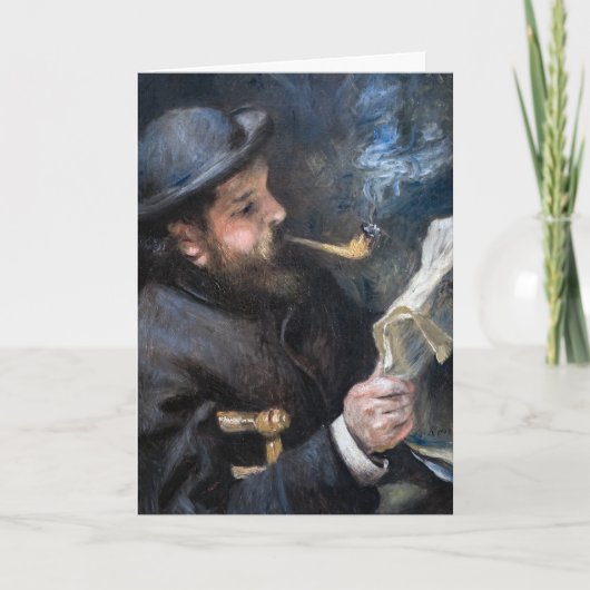 Carte Pierre-Auguste Renoir - Lecture Claude Monet (Devant)