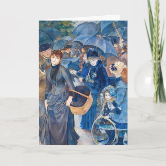 Carte Pierre-Auguste Renoir - Les Parapluies (Devant)