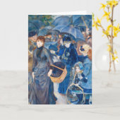 Carte Pierre-Auguste Renoir - Les Parapluies (Fleur jaune)