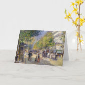 Carte Pierre-Auguste Renoir - Paris, Grands Boulevards (Fleur jaune)