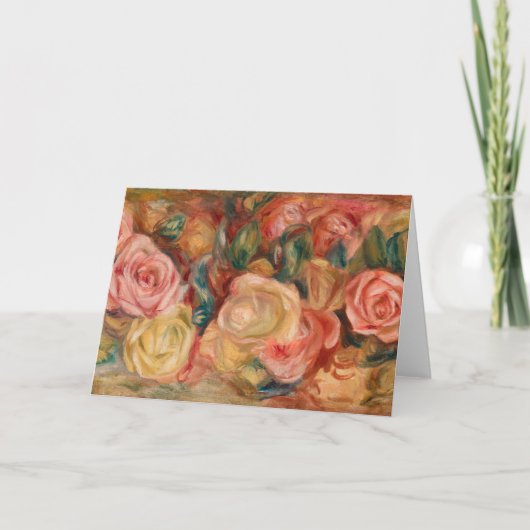 Carte Pierre-Auguste Renoir - Rose (Devant)
