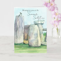 Pierre de Stonehenge Angleterre Solstice d'été Mer