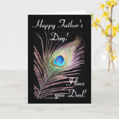 Carte Pierre : Fête des pères (Fleur jaune)